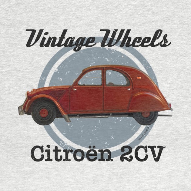 Vintage Wheels - '58 Citroen 2CV by DaJellah